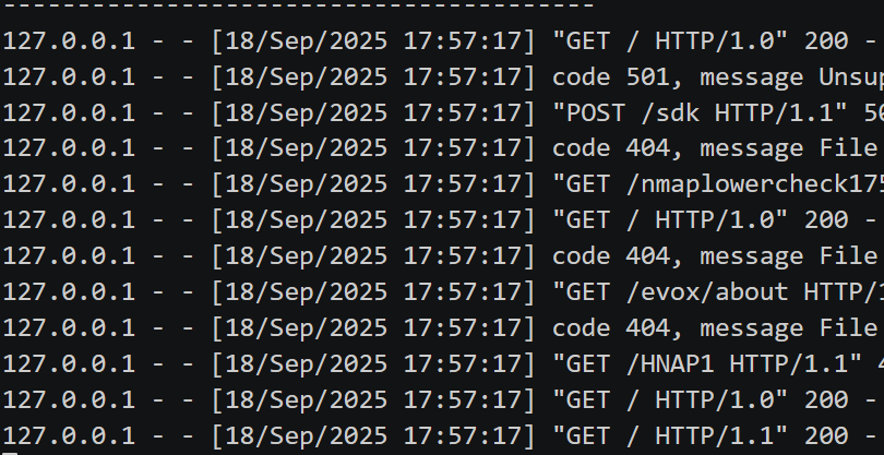 Network scanner demo preview